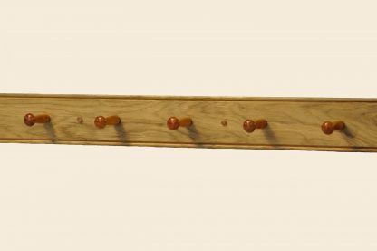 oak shaker peg rail